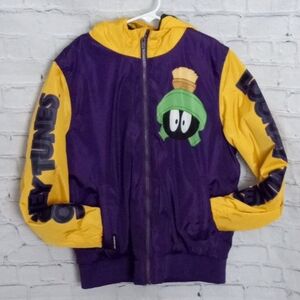 NWT Youth 14/16 Members Only x Loonie Tunes Marvin the Martian Bomber Jacket